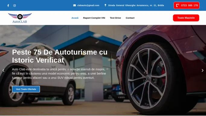 Auto Clab: Masini Noi si Second Hand | Plata in Rate Fixe AutoClab