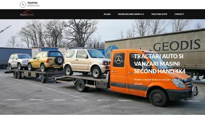 Tractare auto | Transport platforma Cluj | Vanzari masini second hand 4x4