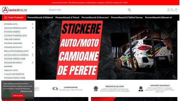 Autodeco.ro - Stickere Auto