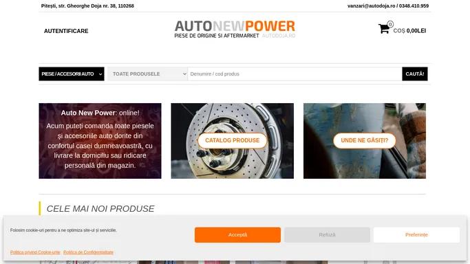 Auto New Power – Piese Auto Doja