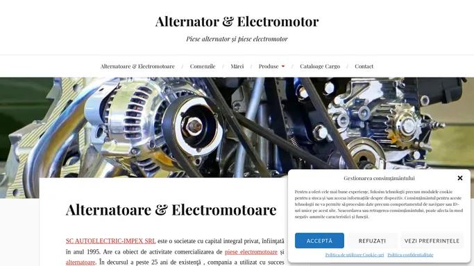 Alternatoare si electromotoare din stoc la pret rezonabil