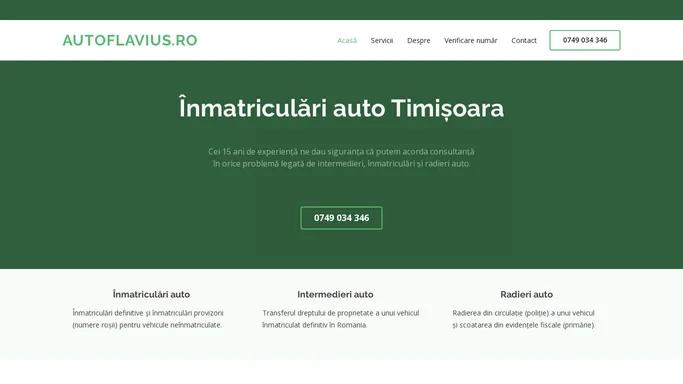 Inmatriculari Auto Timisoara - Auto Flavius SRL