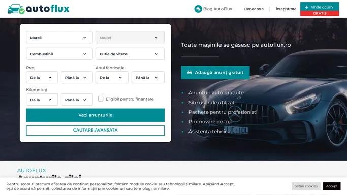 AUTOFLUX.RO - Anunturi auto, vanzari autoturisme noi si second