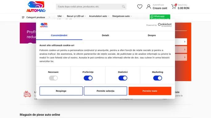 Automag ✔️ Magazin piese auto online pentru toate marcile