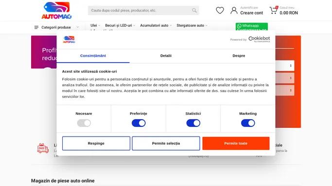 Automag ✔️ Magazin piese auto online pentru toate marcile