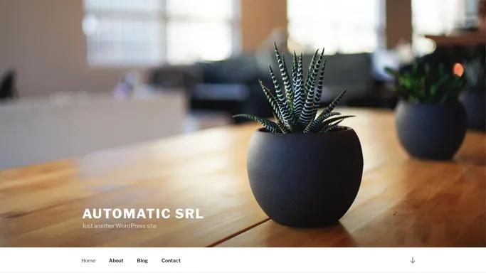 Automatic srl – Just another WordPress site