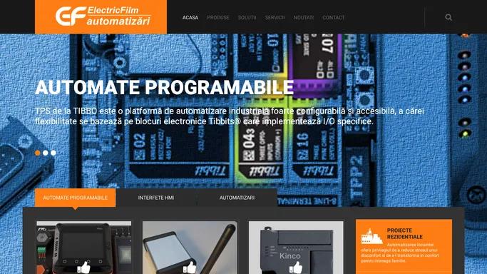 Echipamente Software Automatizari SCADA. | Electric Film Automatizari Industriale