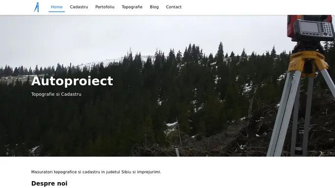 Topografie si Cadastru | Autoproiect