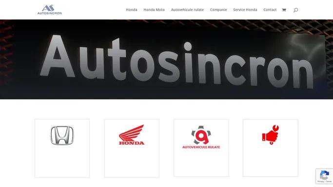 Autosincron | Dealer automobile si motociclete Honda Cluj