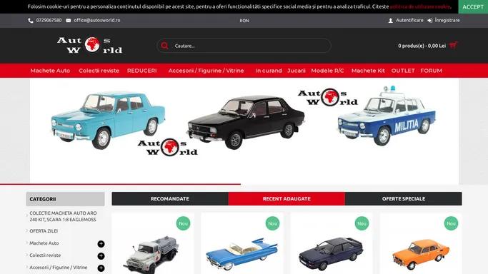 Auto'sWorld - magazin online machete auto Bucuresti - Romania