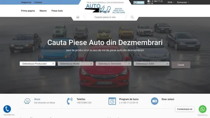 Piese auto la Auto Vld Piese Sh SRL