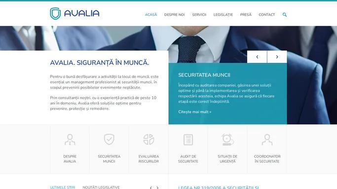 Firma & Consultanta Protectia Muncii | Avalia