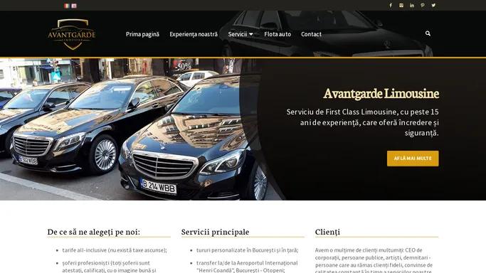 Inchiriere Mercedes cu sofer prin Avantgarde Limousine