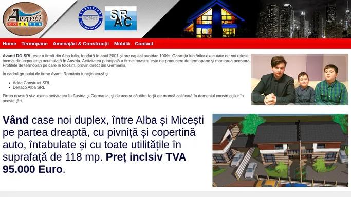 Avanti Romania - termopane si constructii Alba Iulia