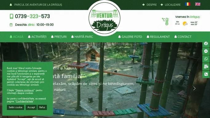 Parcul de aventuri din Dragus | Distractie pentru intreaga familie