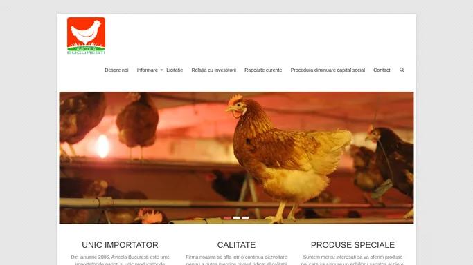 Avicola Bucuresti SA – Site-ul oficial