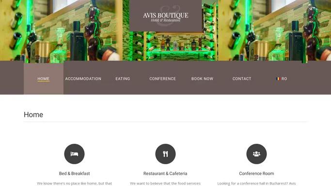 Home - Avis Boutique Hotel&Restaurant ***