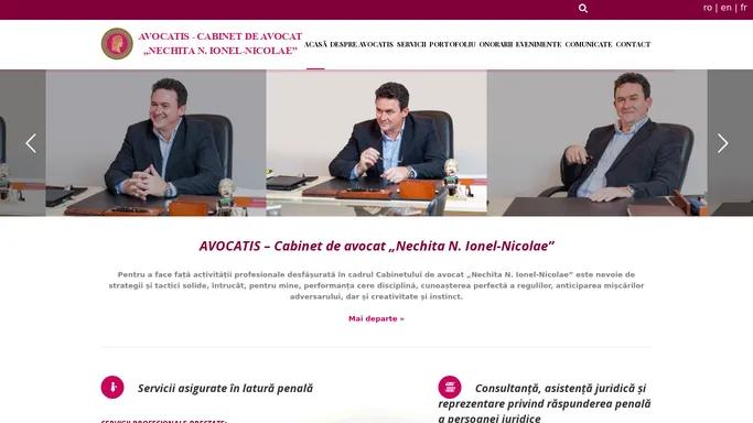 AVOCATIS – Cabinet de avocat Nechita N. Ionel-Nicolae Iasi