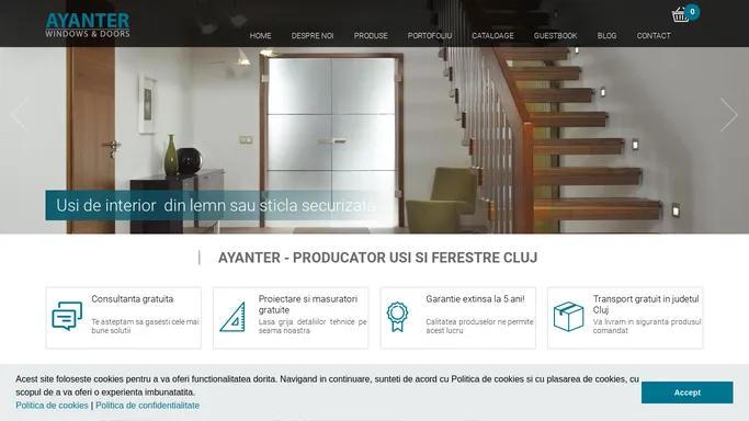 Ayanter Windows&Doors – Producator usi si ferestre Cluj