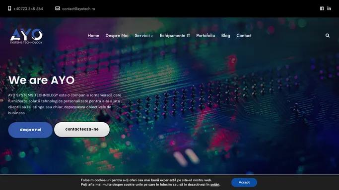AyoTech - Solutii profesionale IT&C si Consultanta