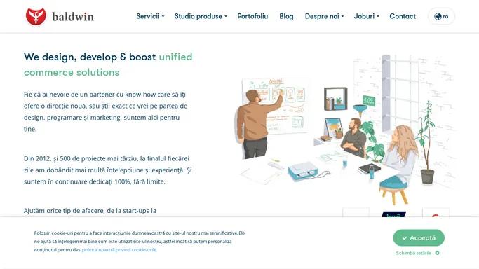 Design, programare si marketing digital | Baldwin