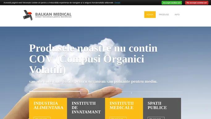 BALKAN MEDICAL - Produse si servicii