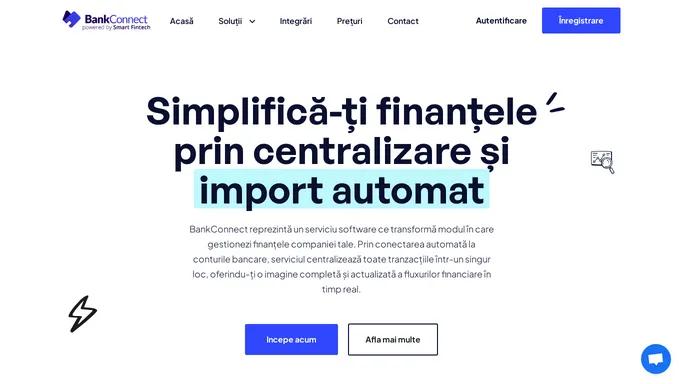 BankConnect: Interfata pentru conturi bancare