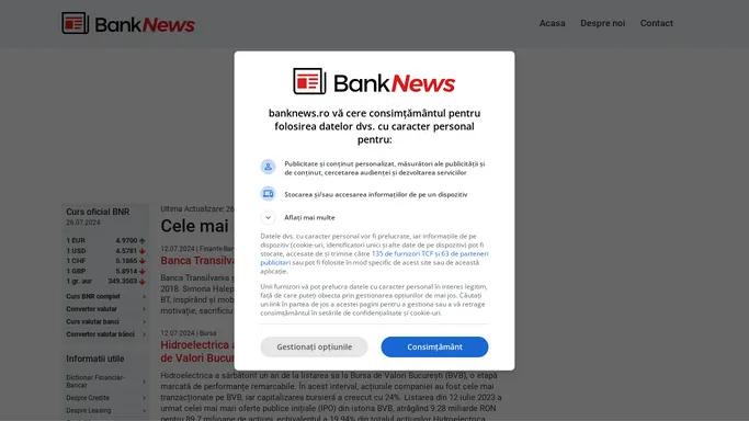 BankNews.ro: Cele mai noi stiri din Finante-Banci, Economie, Afaceri, Imobiliare, HR&Cariere, IT&C