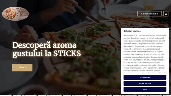 Sticks Pizza - Comanda si achita online - Sticks Pizza