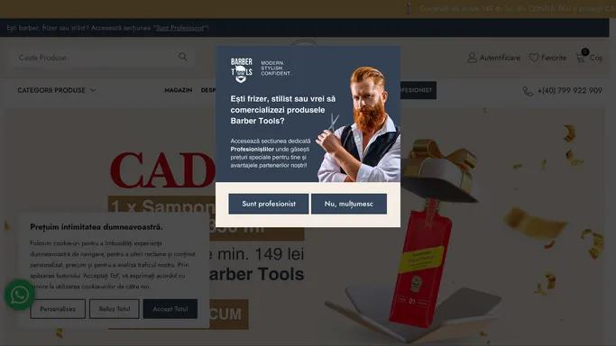 BARBER TOOLS – Excelenta in hairstyling si ingrijire masculina