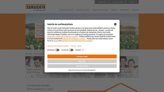 Principalul producator european de sisteme de acoperisuri plate, acoperisuri verzi si acoperisuri inclinate.