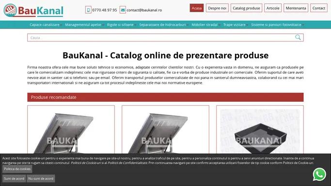 BauKanal - Catalog online de prezentare produse | Magazin Baukanal