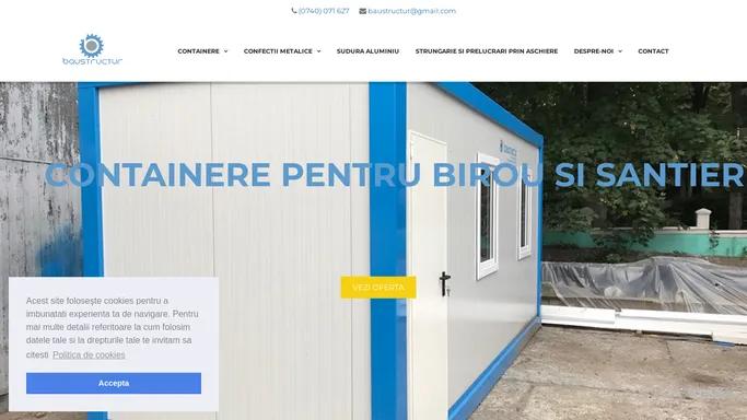 Containere de Vanzare – Oferte Preturi Speciale - Baustructur.ro