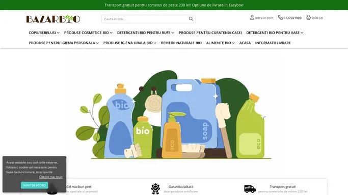 Produse bio certificate - Bazarbio.ro