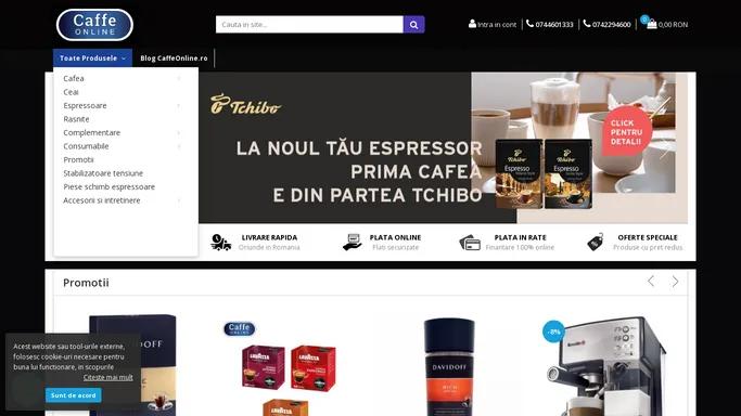 Caffe Online - Magazin de cafea si espressoare