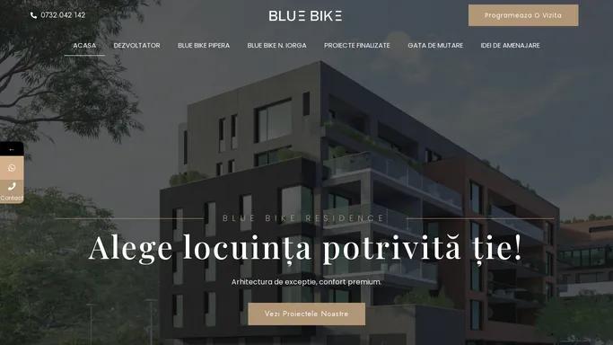 Blue Bike Residence | Arhitectura de exceptie, confort premium