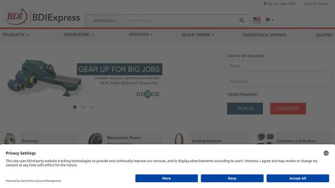Bearing Distributors, Inc. | Bearings and Mechanical Power Transmission on BDIExpress
