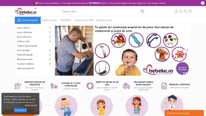 Magazin online cu Jucarii educative de renume ✔️ Bebeluc
