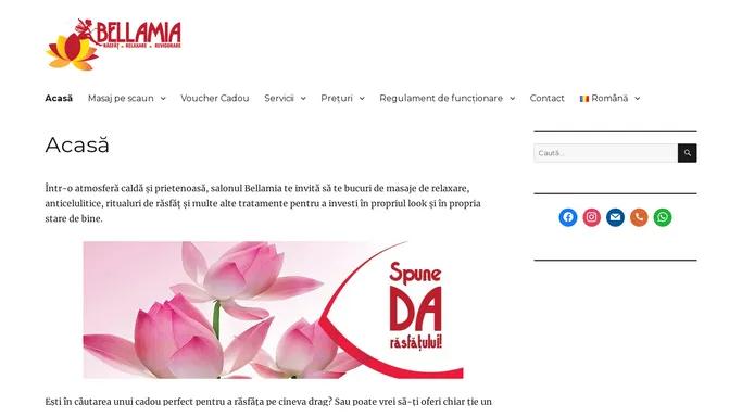Bellamia Galati – Salon Infrumusetare | Tratamente Faciale | Remodelare Corporala | Epilare cu ceara | Masaje Relaxare | Masaj pe scaun pentru companii