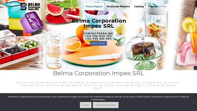 Prima Pagina - Belma Corporation Impex SRL