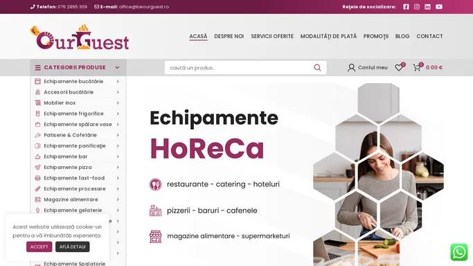 Echipamente bucatarie si accesorii HoReCa | Be Our Guest