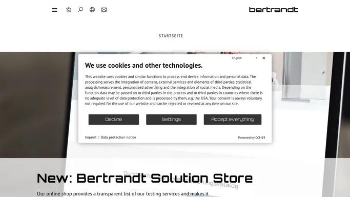 Bertrandt - The optimum solution for every customer