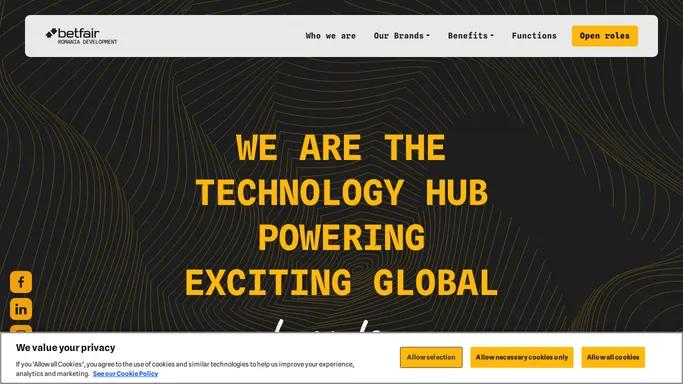 We are the technology hub powering exciting global brands | Betfair Romania Development