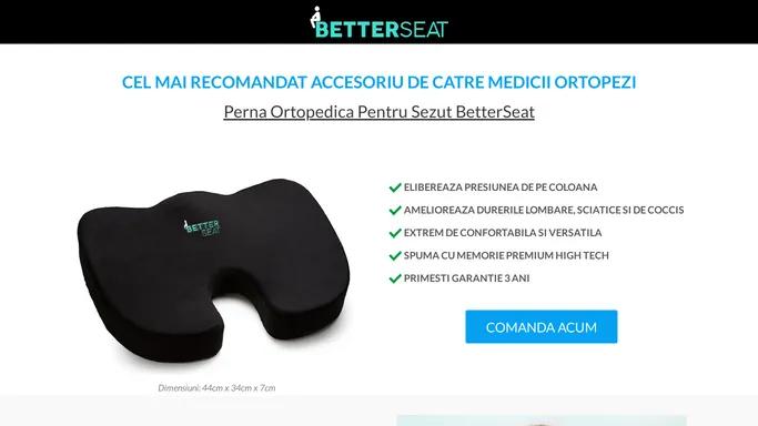 BetterSeat - Perna Ortopedica Pentru Scaun Din Spuma Cu Memorie