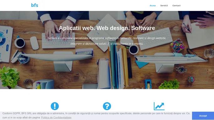 BFS SRL - Aplicatii web, webdesign, software