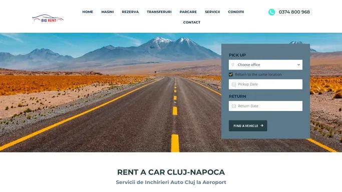 Rent a Car, Inchirieri Masini Cluj-Napoca — Big Rent