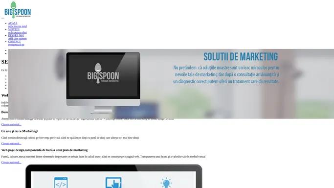 Solutii de Marketing pentru afacerea ta - BigSpoon.ro - Sibiu