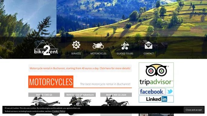 Motorcycle Rentals & Tours in Bucharest - bike2rent