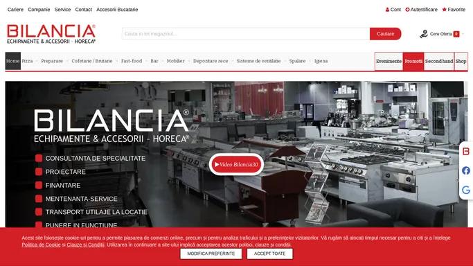 ▷ Echipamente Horeca si accesorii pentru bucatarii profesionale