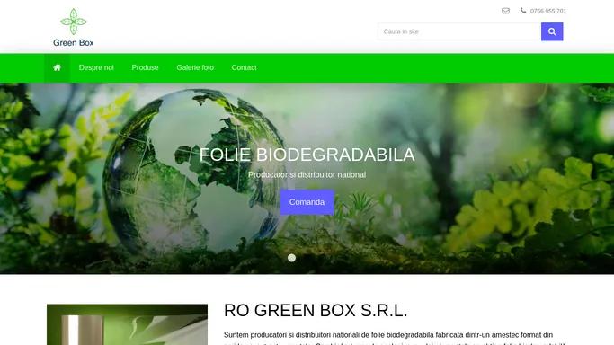 RO GREEN BOX SRL